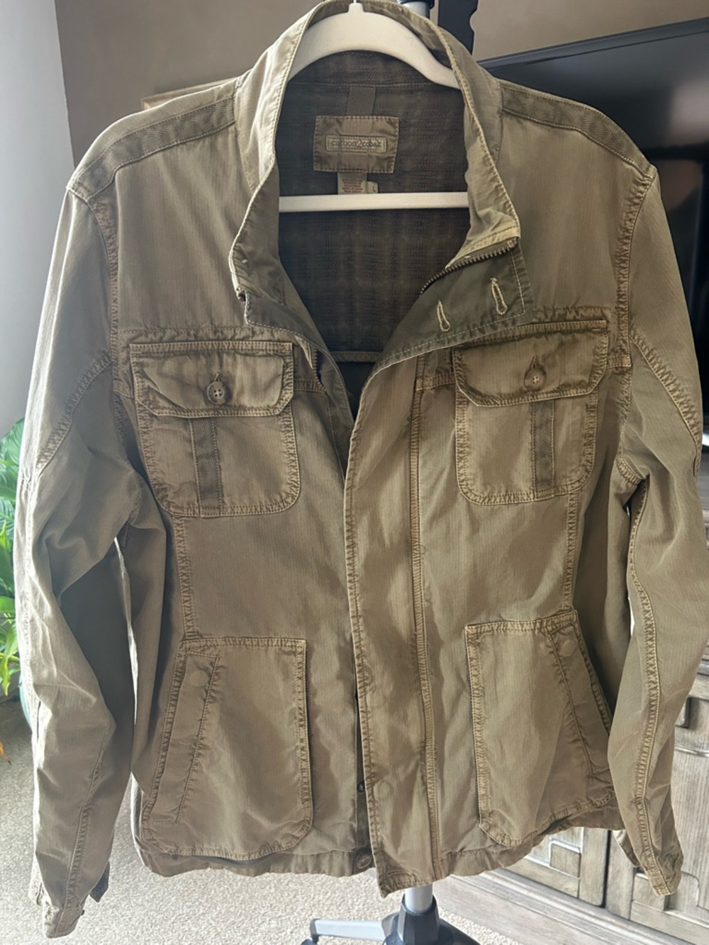 Men's Carbon2Cobalt Jacket - Olive Green size L